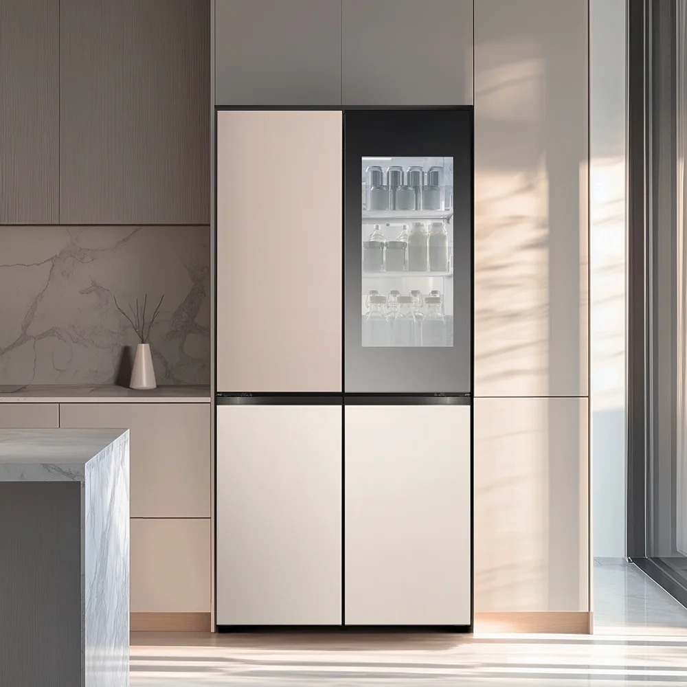 LG 디오스 오브제컬렉션 STEM 베이직 냉장고 Fit & Max (노크온)