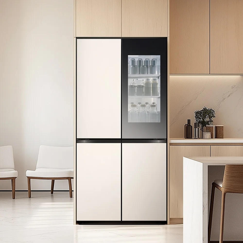 LG 디오스 오브제컬렉션 STEM 베이직 냉장고 Fit & Max (노크온)