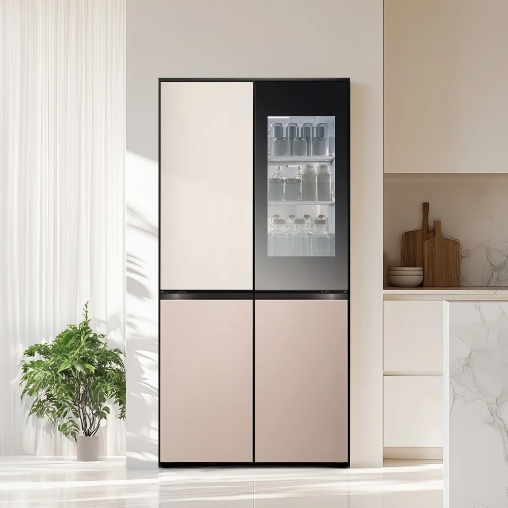 LG 디오스 오브제컬렉션 STEM 베이직 냉장고 Fit & Max (노크온)