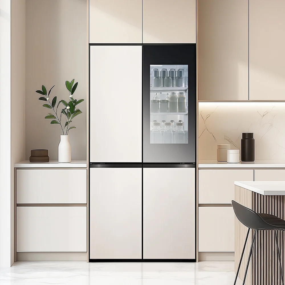 LG 디오스 오브제컬렉션 STEM 베이직 냉장고 Fit & Max (노크온)