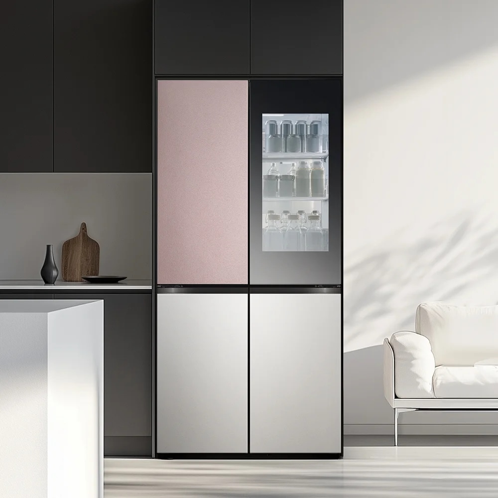 LG 디오스 오브제컬렉션 STEM 베이직 냉장고 Fit & Max (노크온)
