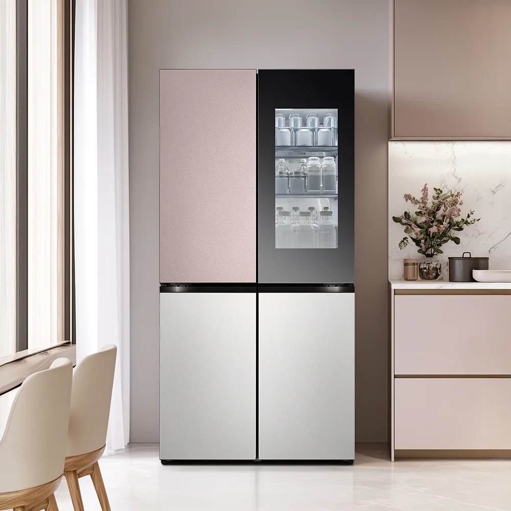 LG 디오스 AI 오브제컬렉션 STEM 베이직 냉장고 (노크온 더블매직스페이스)