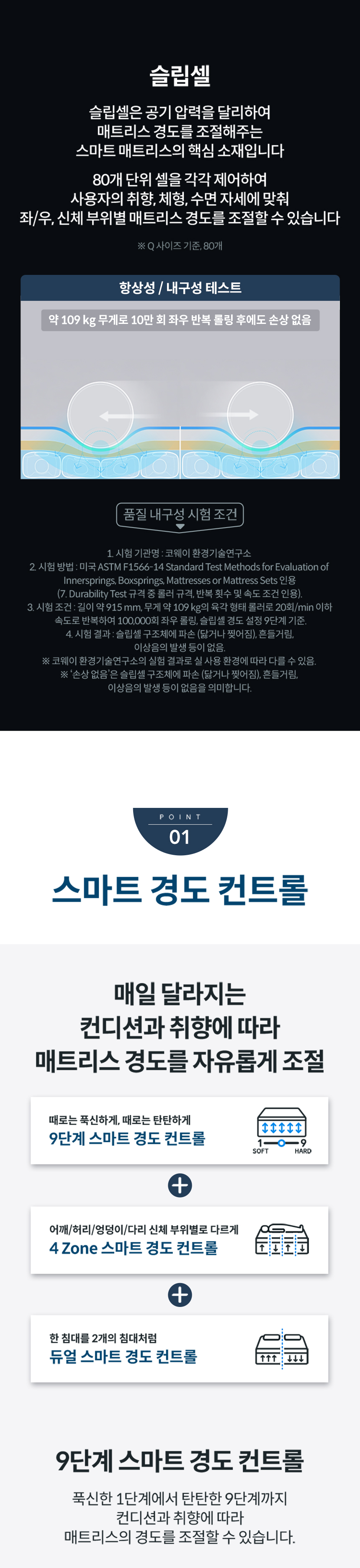 코웨이 CMK-AS04 코웨이 비렉스 스마트 매트리스 S6 상세이미지 3