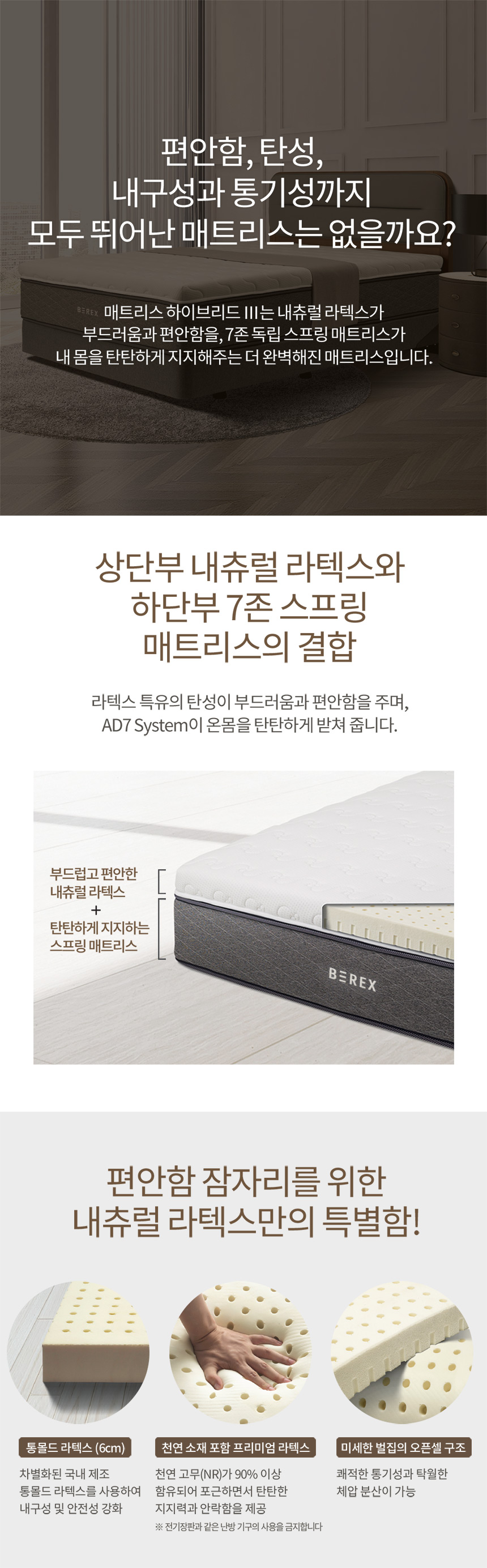 코웨이 CMK-PR03 코웨이 탑퍼교체 매트리스 하이브리드3 상세이미지 1