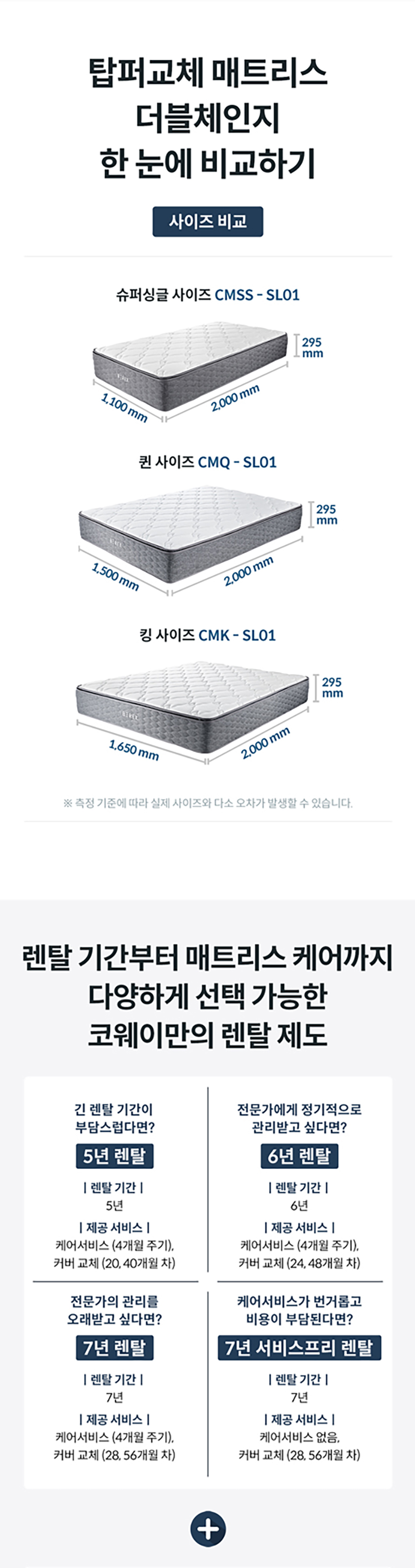 CMSS-SL01_코웨이 탑퍼교체 매트리스 더블체인지_2번째 상세정보 코웨이 CMSS-SL01 코웨이 탑퍼교체 매트리스 더블체인지 상세이미지 3