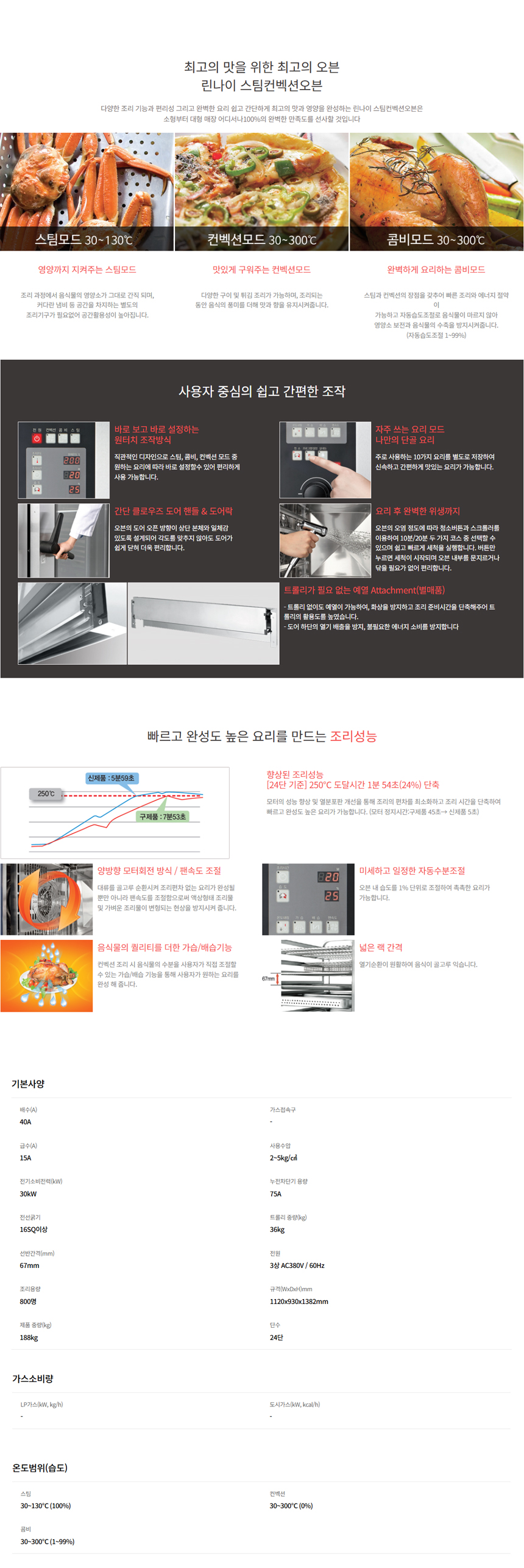 RCO-240CE_린나이 업소용 24단 일반형 전기 스팀 컨벡션 오븐_0번째 상세정보 동양렌탈 RCO-240CE 린나이 업소용 24단 일반형 전기 스팀 컨벡션 오븐 상세이미지 1