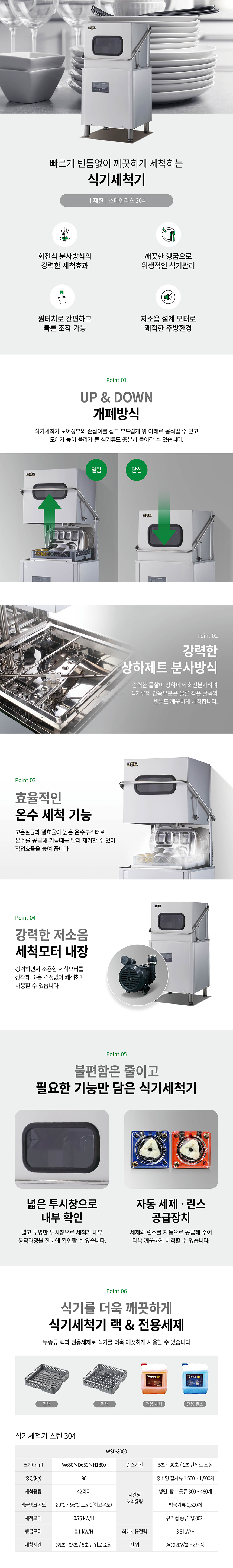 WSD-8000_그랜드우성 업소용 스탠드 도어타입 식기세척기_0번째 상세정보 동양렌탈 WSD-8000 그랜드우성 업소용 스탠드 도어타입 식기세척기 상세이미지 1