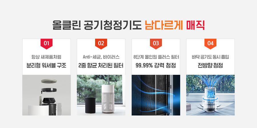 SK매직 ACL25C1ASSCE SK매직 올클린 공기청정기 상세이미지 1