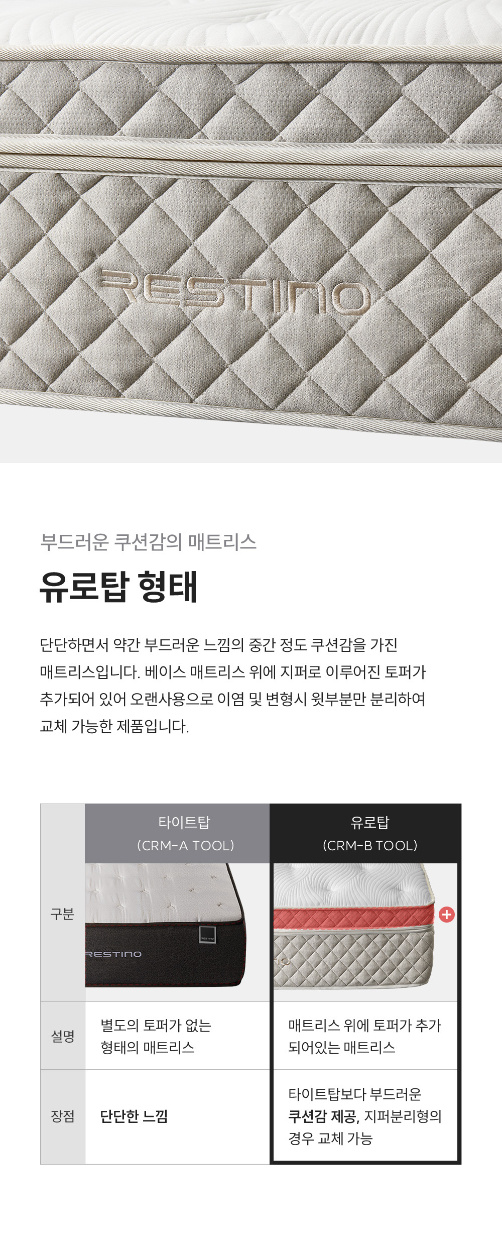 쿠쿠 CRM-B01HEMLK 레스티노 매트리스 상세이미지 10