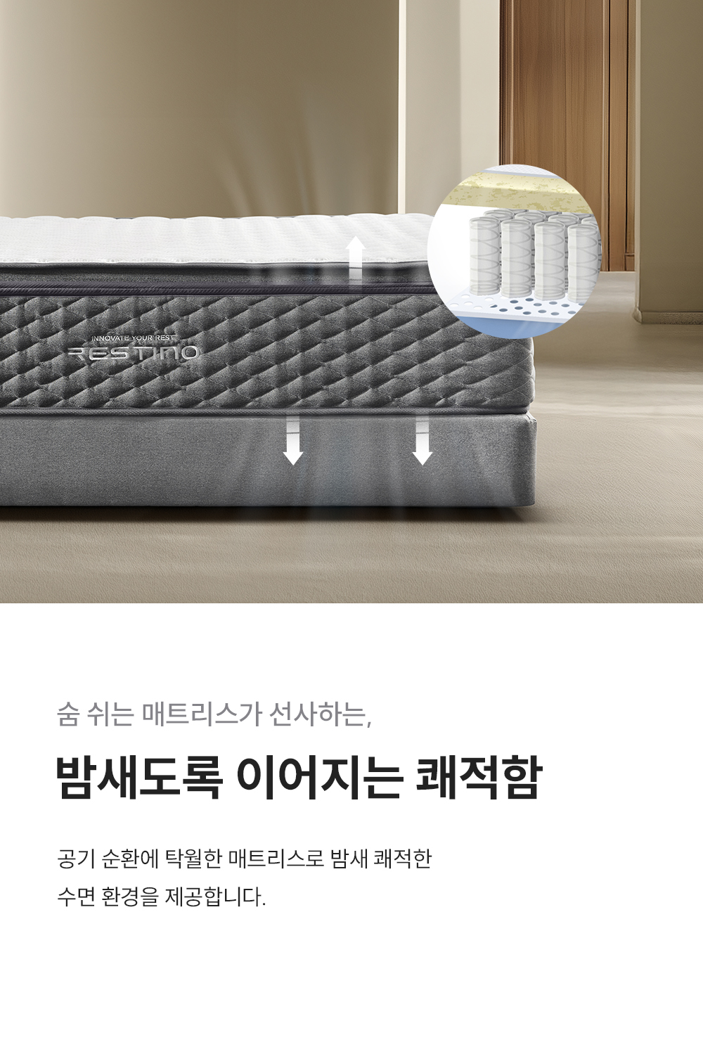 쿠쿠 CRM-C01SEMLK 레스티노 매트리스 직접관리 상세이미지 7
