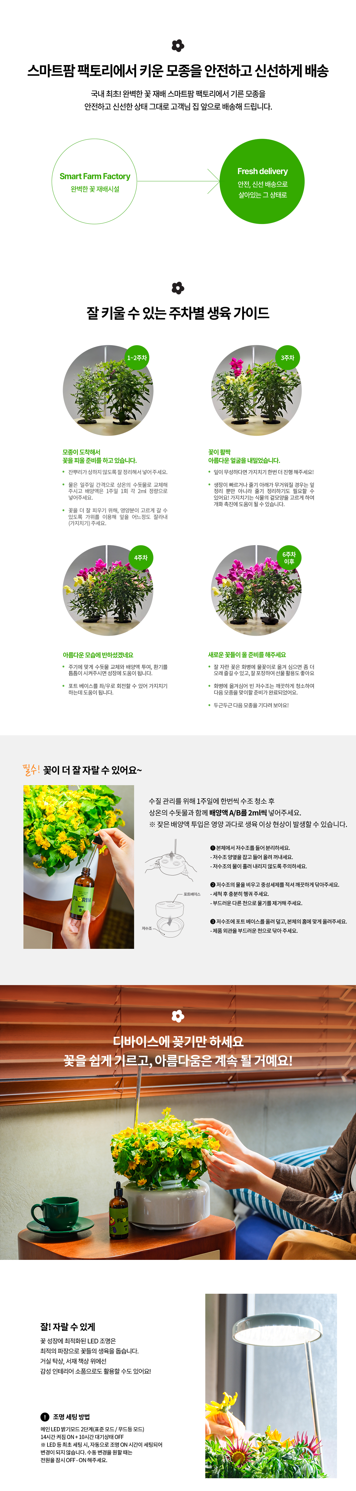 교원웰스 GQ104 웰스팜 플라워 초심자 패키지 상세이미지 3