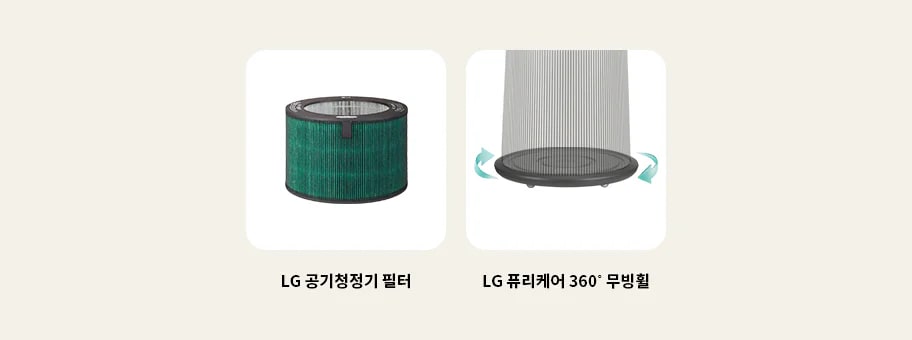 LG전자 as305dwwa LG 퓨리케어 AI 360˚ 공기청정기 플러스 상세이미지 12