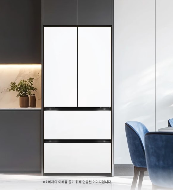LG전자 Z484GQQ153S LG 디오스 오브제컬렉션 김치톡톡 Fit & Max 480L 제품 이미지