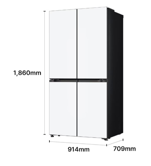 LG전자 G646GQQ031 LG 디오스 AI 오브제컬렉션 냉장고 Fit & Max 650L 제품 이미지 2