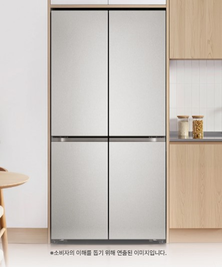 LG전자 G646SVV031 LG 디오스 AI 오브제컬렉션 냉장고 Fit & Max 650L 제품 이미지