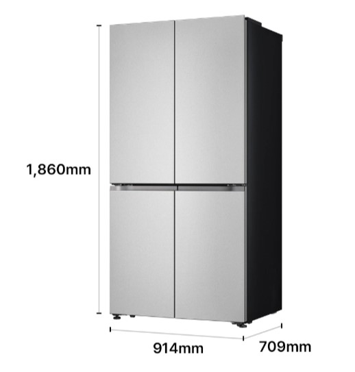 LG전자 G646SVV031 LG 디오스 AI 오브제컬렉션 냉장고 Fit & Max 650L 제품 이미지 2