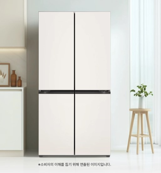 LG전자 H876GBB141 LG 디오스 AI 오브제컬렉션 STEM 베이직 냉장고 (매직스페이스) 860L 제품 이미지