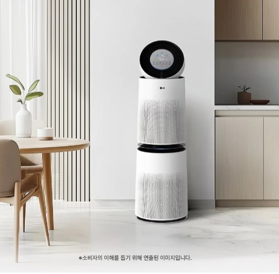 LG 퓨리케어 AI 360˚ 공기청정기 플러스 + 무빙휠 세트 97㎡